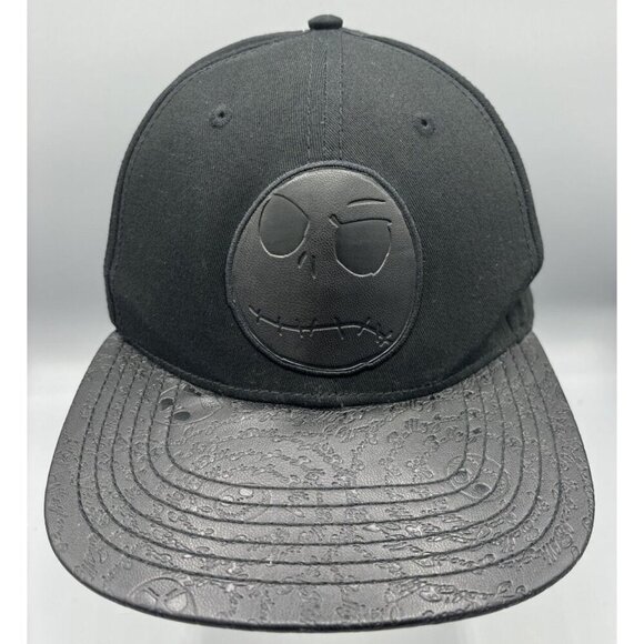 Jack Skellington Disney Nightmare Before‎ Christmas Black Snapback Hat - Picture 1 of 5